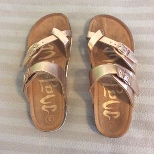 ✨Rose gold sandals
